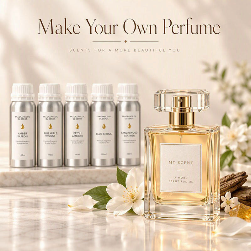 Make Your Own Perfume – Choose 5 Top-Selling Designer-Inspired Perfume Oils, 100ml Each | Free Shipping