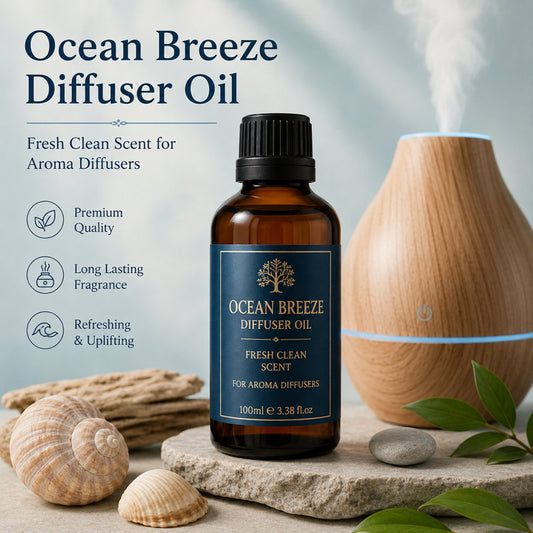 Ocean Breeze Diffuser Oil – Fresh Clean Scent for Aroma Diffusers