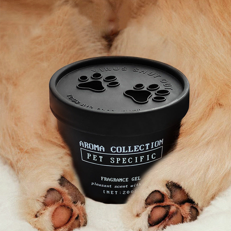 Paw-Shaped Pet Deodorizing Aromatherapy Gel – Long-lasting & Flame-free Air Freshener