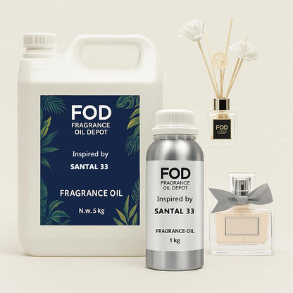 Inspired By SANTAL 33 Perfume Oil