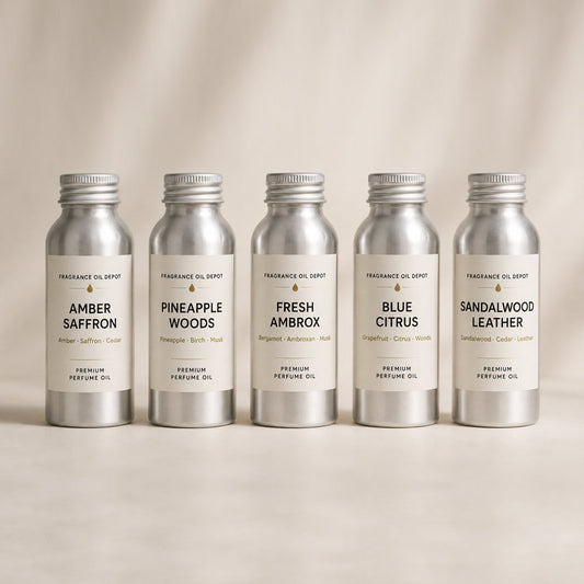 Get a bundle of 5 top-selling Designer-Inspired Perfume Oils - Free Shipping