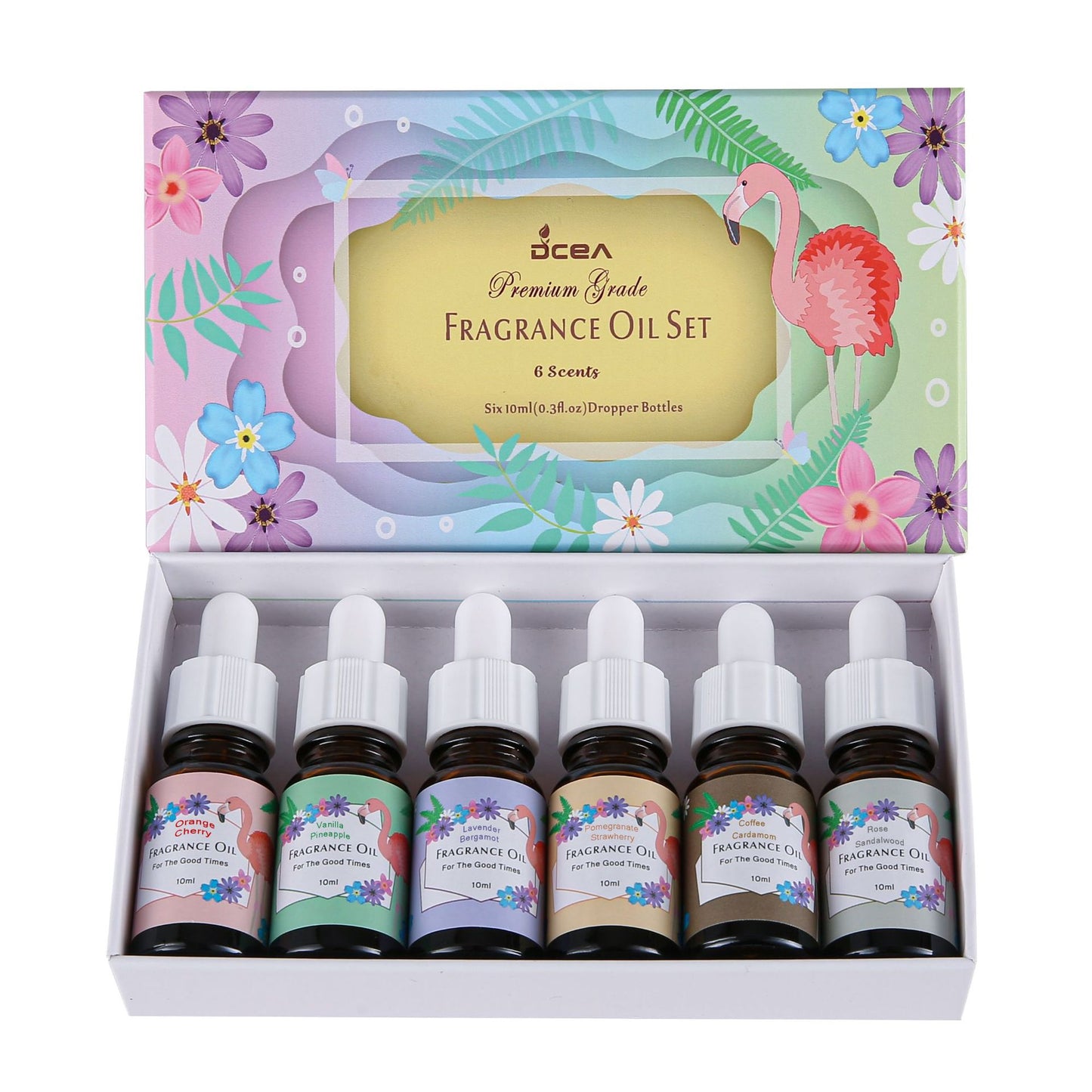 Aromatherapy Essential Oil Gift Set (6 Bottles · Indoor Purification Series)