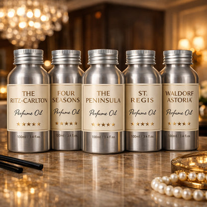 Signature Five Star Hotel Fragrance Oil Set - 5 x 100ml Long-Lasting Premium Scent Collection