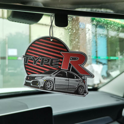 JDM Style Car Mirror Air Freshener - Dual Use Scented Hanging Card (1-2 Month Fragrance)